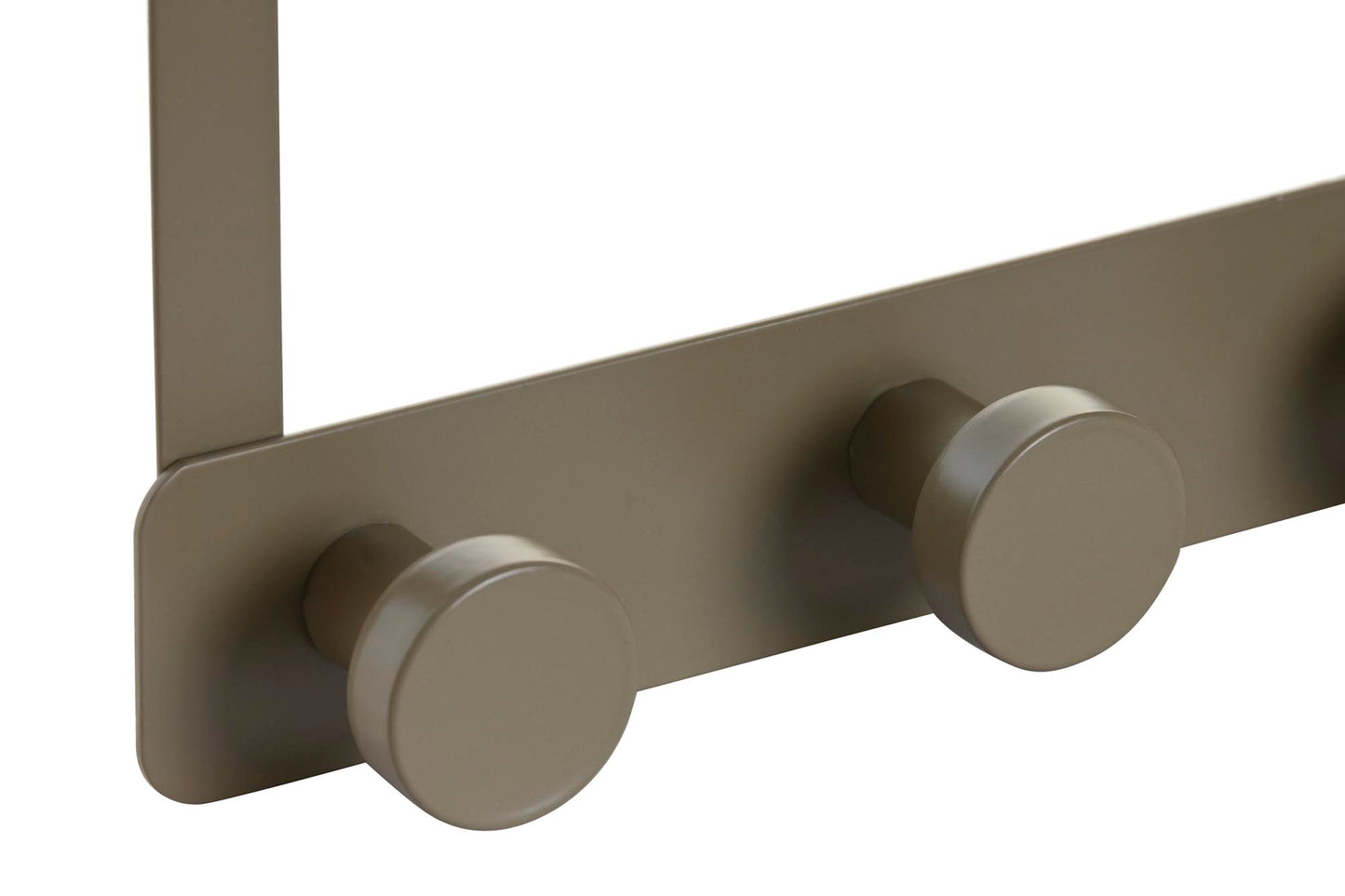 Perchero puerta de metal con cinco colgadores