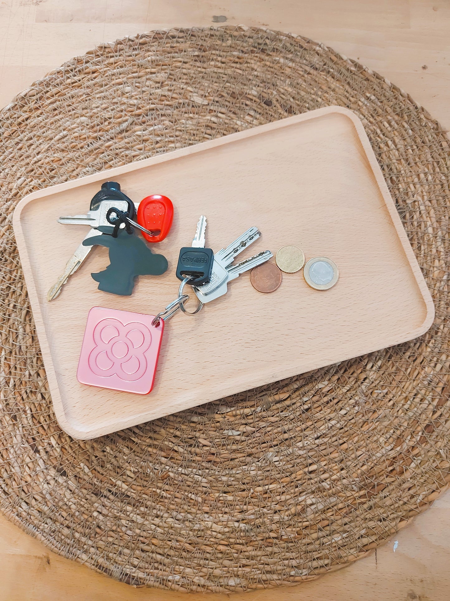 Bandeja vaciabolsillos de madera